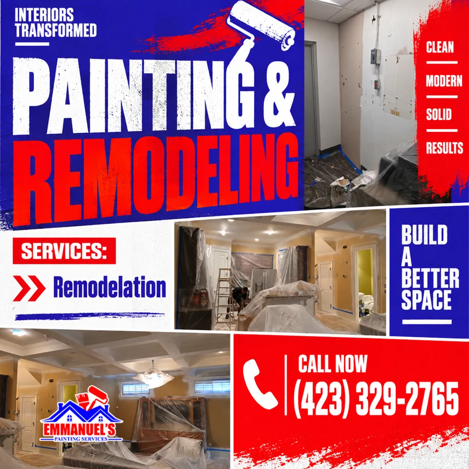 Flyer completo de Emmanuel's Painting Services